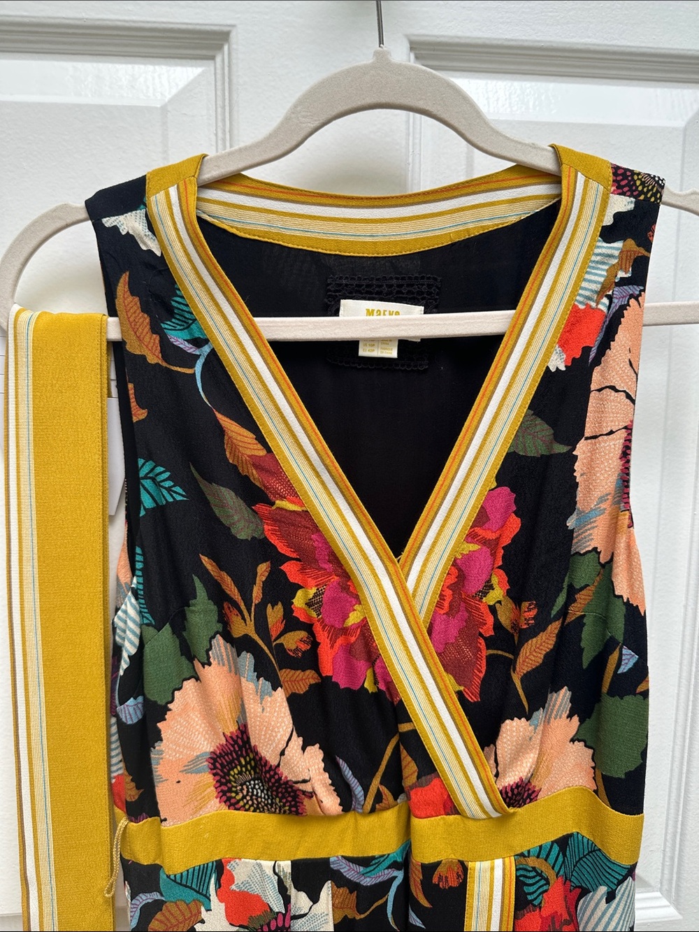 Maeve Sleeveless Floral Wrap Dress - Picture 6 of 8